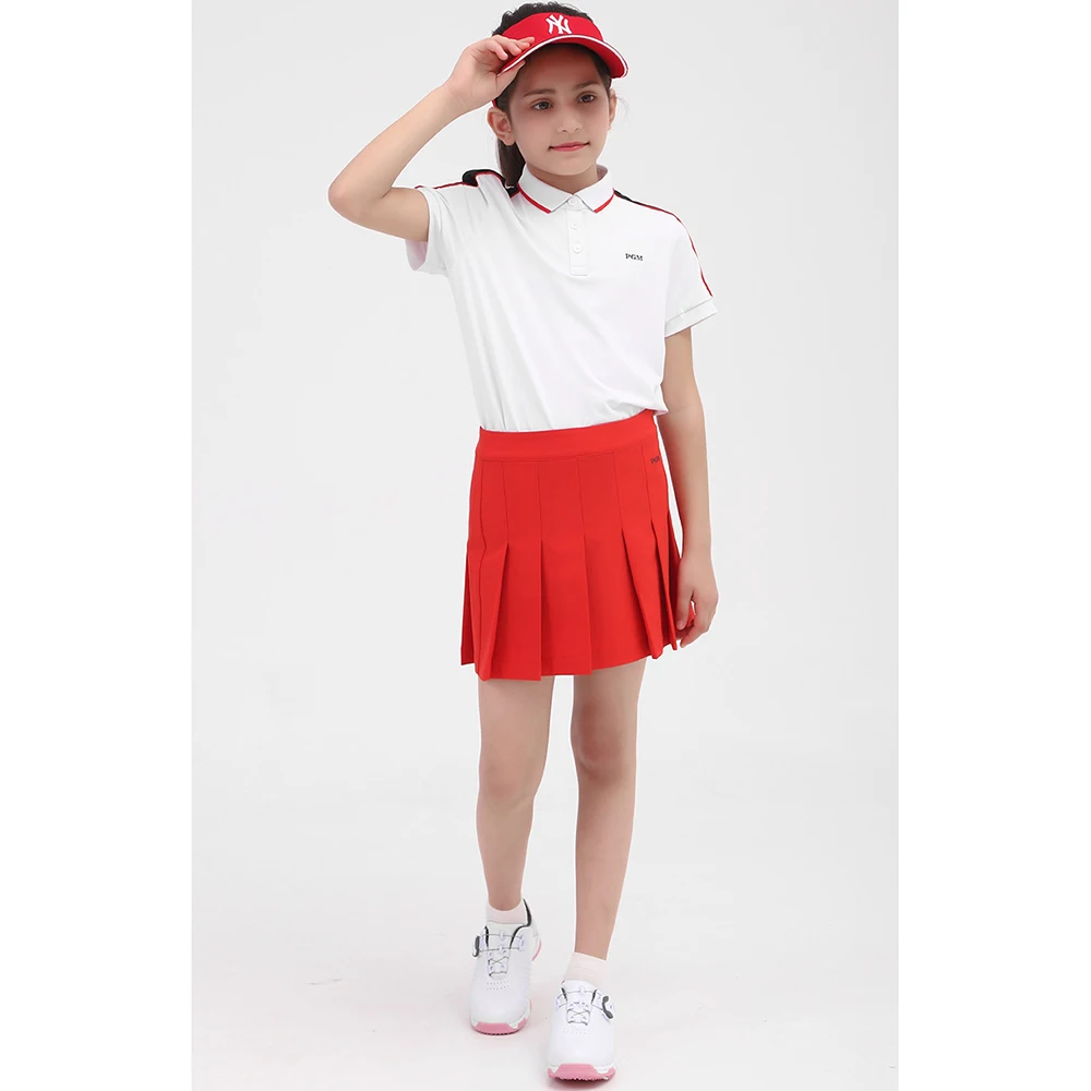 

PGM Girl Golf Short Skirts Fitness Running Clothing Badminton Table Tennis Short Skirts Sport Wear QZ069