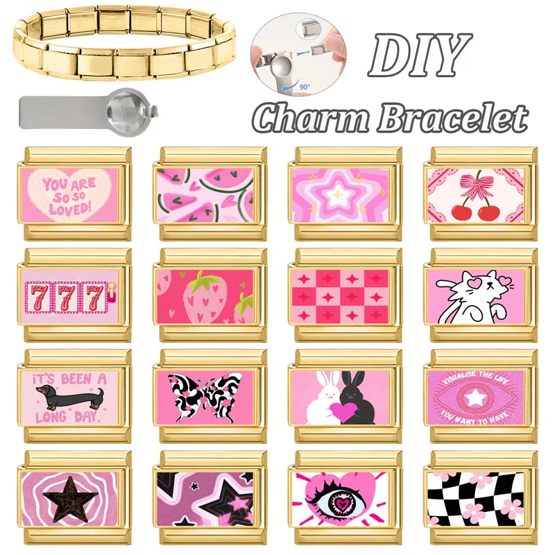 Pink Red Series Bracelet DIY Making