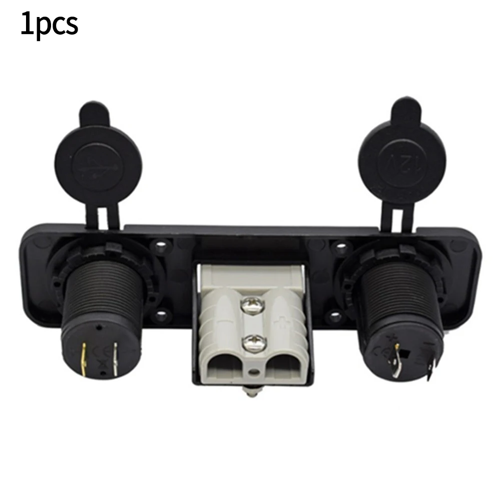 USB 3.0 Socket Socket 50 Amp 50A FOR Anderson Plug Anderson Plug Flush Mount Receptacle Recessed Plate Universal New