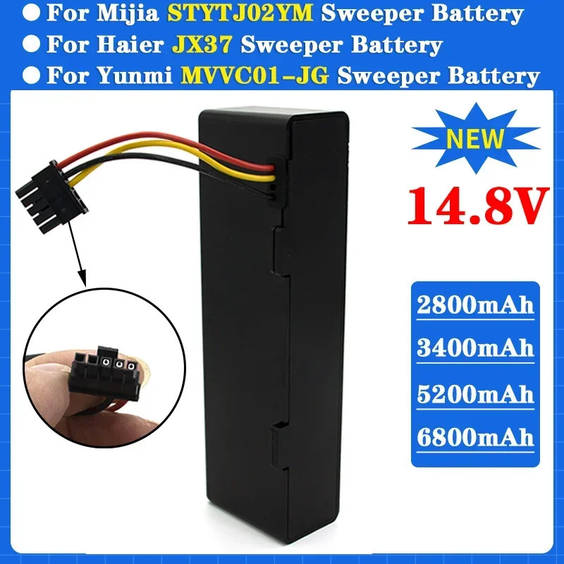 

For Xiaomi Mijia STYTJ02YM Battery/ HaierJX37 Battery/ Yunmi MVVC01-JG Battery Robot Vacuum Cleaner Replacement Battery