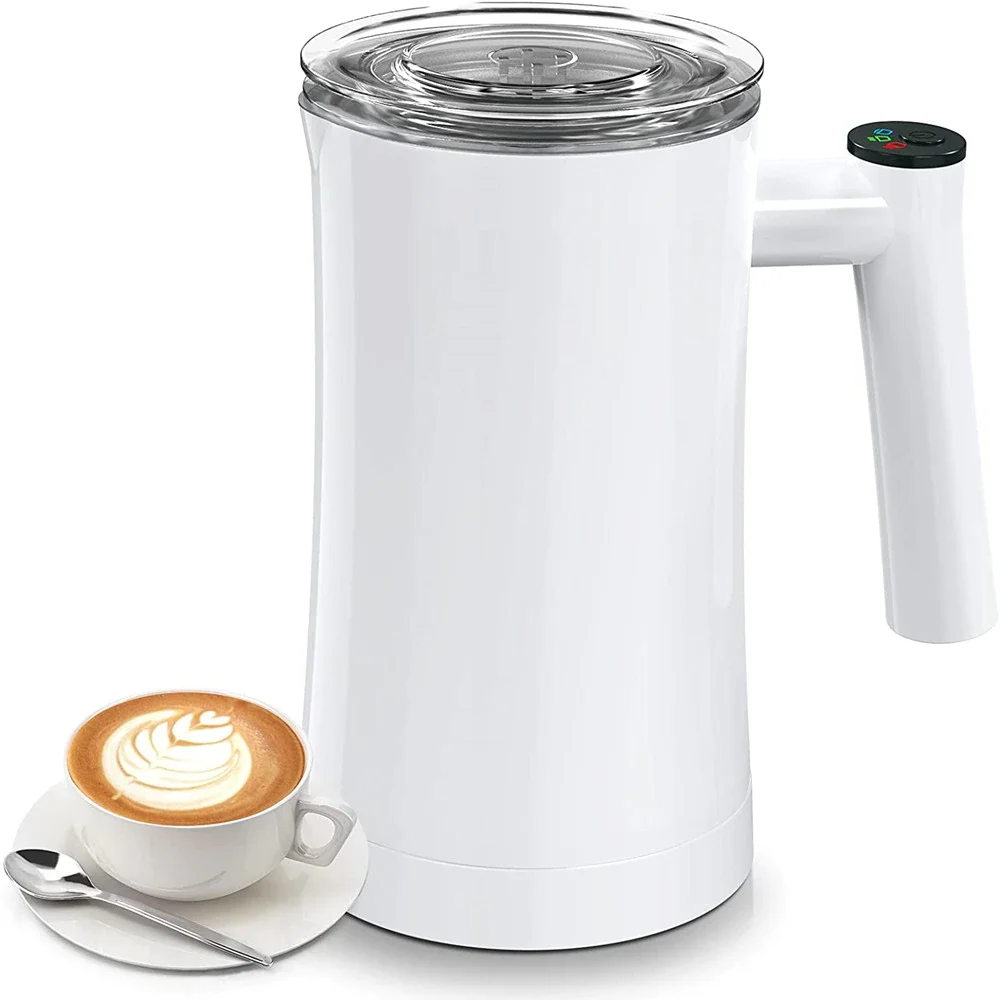 Milk Frother, Foam Maker-- , EU Adaptor Mute Dishwasher Safe Foamer for Hot  Cocoa