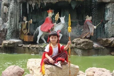 Nezha Cosplay Costumes For Children Nezha Zhi Mo Tong Jiang Shi