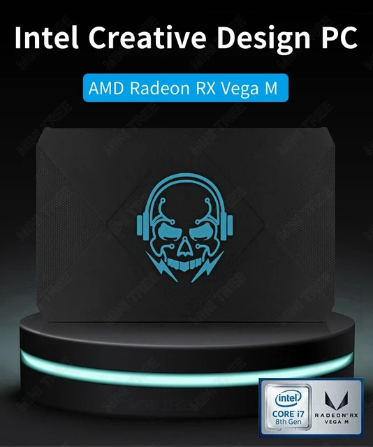 Intel NUC PC Core i5 8305G i7 8709G 8809G Windows11 3*HD-MI 1*Type