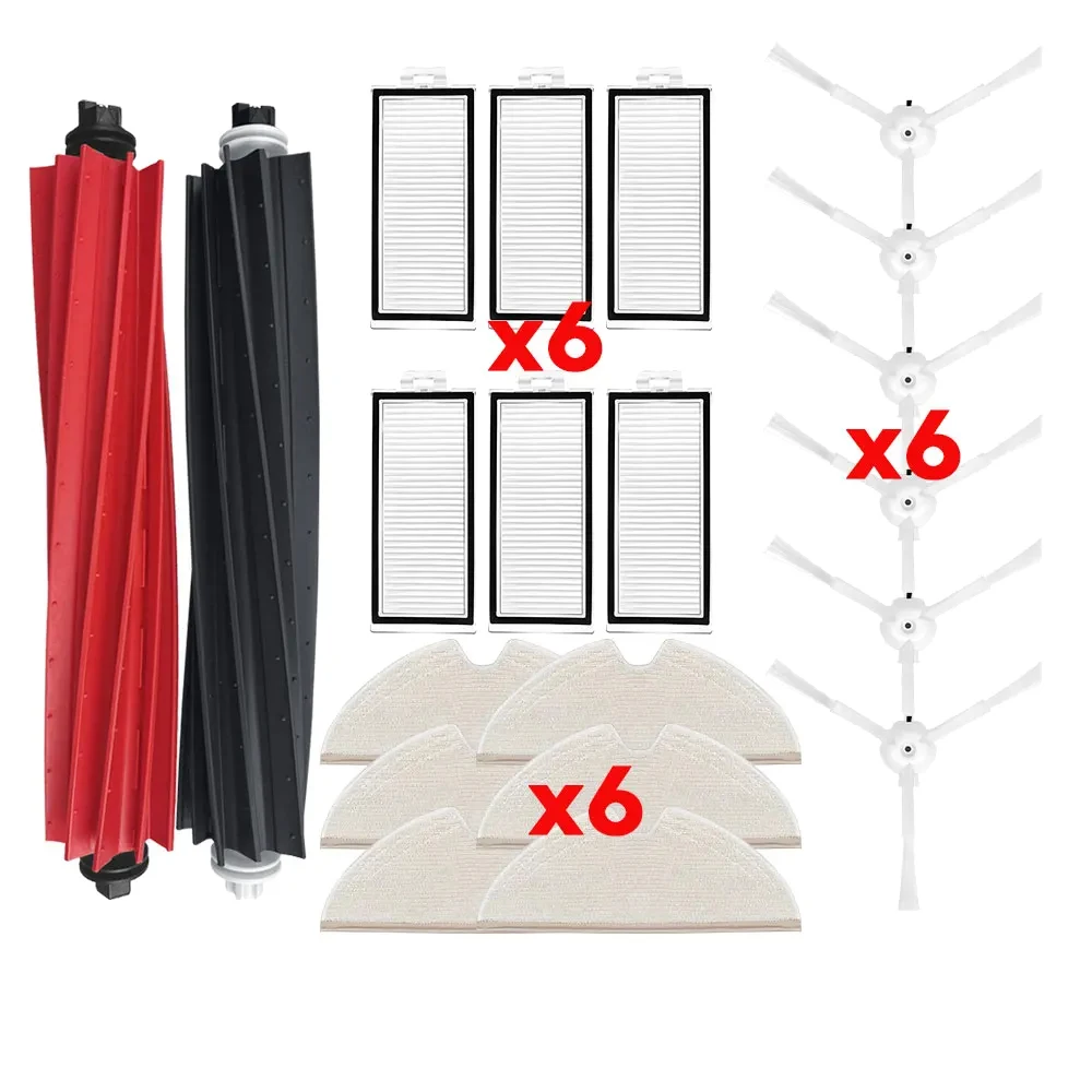 Roller Side Brush Filter Mop Dust Bag Accessories