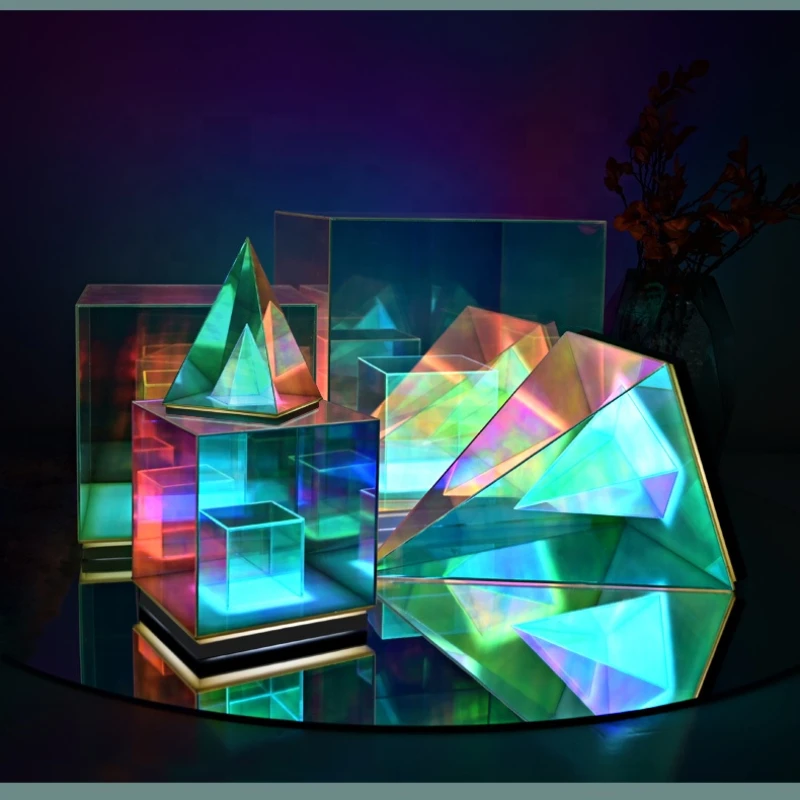 Design Acrilico Infinity Cube Led Color Usb Desk Lamps Led Rgb Atmosphere Table Lamps Modern