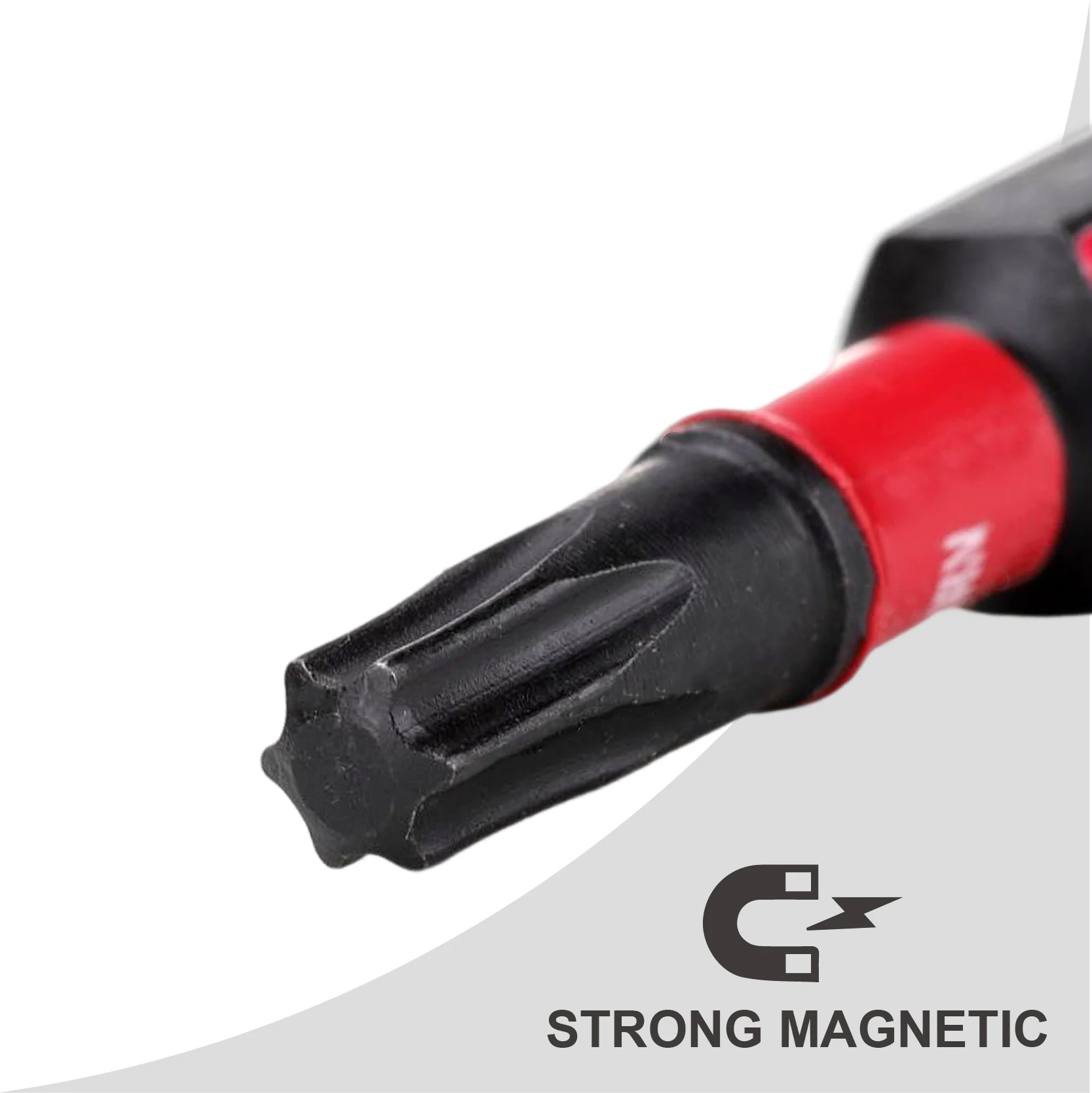 Torx Driver Bits Set Bulk Impact Tough #25 1 in. Insert Magnetic T25 Power Bits S2 Alloy Steel