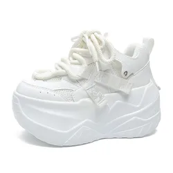 Luxury Women's Lace - Up Vulcanized Shoes - Breathable, Comfortable, Casual Footwear - 38 (2)