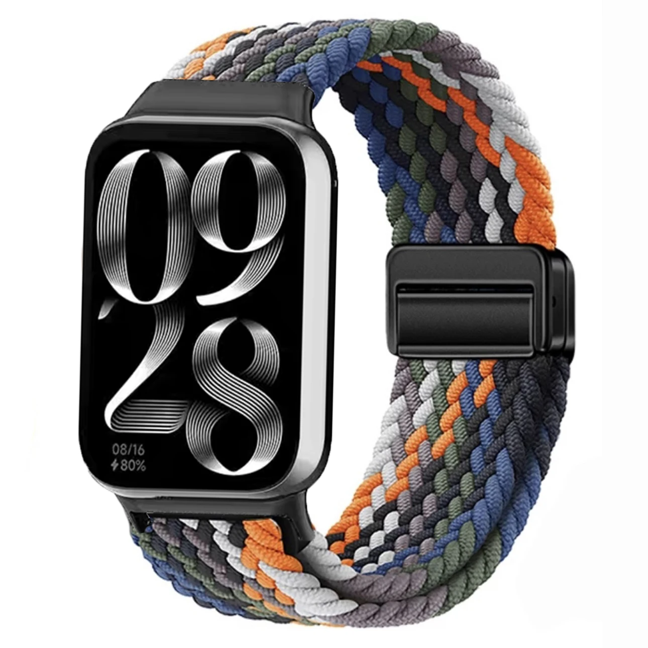 Nylon Braided Magnetic Smartwatch Strap Bracelet Accessory