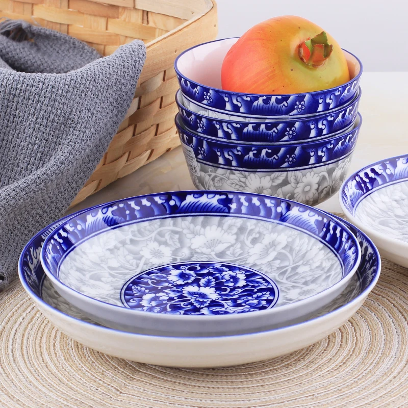 

6-10pieces creative Japanese cutlery ceramics home dish home plate glaze
