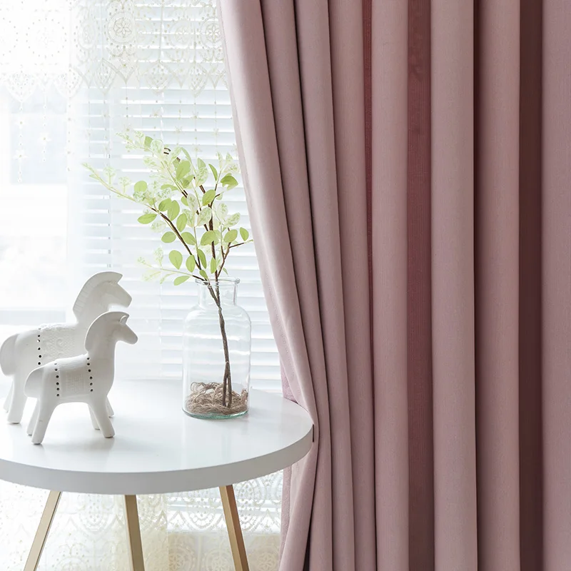 

California fabric curtain finished product slightly flawed photo sample practical rental curtain blackout cloth