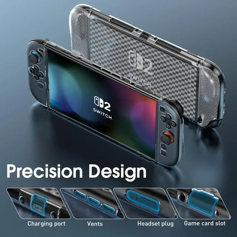 Enhanced Protective Case with Keycaps & Screen Protector - Anti-Slip, Anti-Drop, Anti-Scratch Design | Perfect Gift