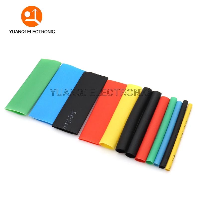 530 PCS Set Polyolefin Shrinking Assorted Heat Shrink Tube heat shrink tubing Wire Cable Insulated Sleeving Tubing Set 2:1 Waterproof Pipe Sleeve