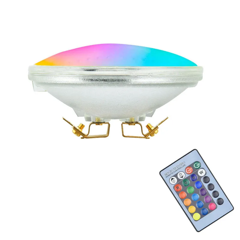 

G53 RGB Светодиодная лампа для бассейна 9 Вт AC/DC 12 В подводный красочный PAR36 свет IP66 водонепроницаемый ландшафтный свет