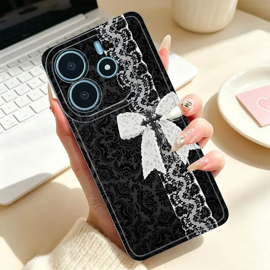 Soft Lace Polka Dot Phone Case Cover