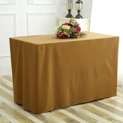 

Для конференций и фотографий, чехол с юбкой, трехсторонний утолщенный набор, фланелевая ткань для отелей, белый цвет