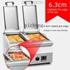 XL Fried Dumpling Machine Commercial Electric Heating Pork Bun Braising Pan Square Gas Desktop Fried Dumpling Stove 5
