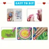 Exquisite Pattern DIY Diamond Painting Card Holder Wallet Purse Rhinestone Mosiac Zipper Wallet Handbag Female Outdoor Bag