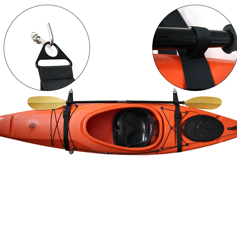 YOUZIKayakdragSlingSUPHandlesPaddleBoardHangersKayakWall