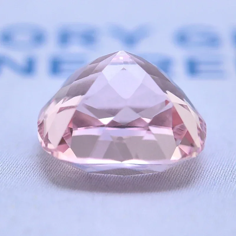 Top Lab Grown Sapphire Sakura Pink Color Square Cushion VVS1 Charms Beads Diy Jewelry Making Material Selectable AGL Certificate