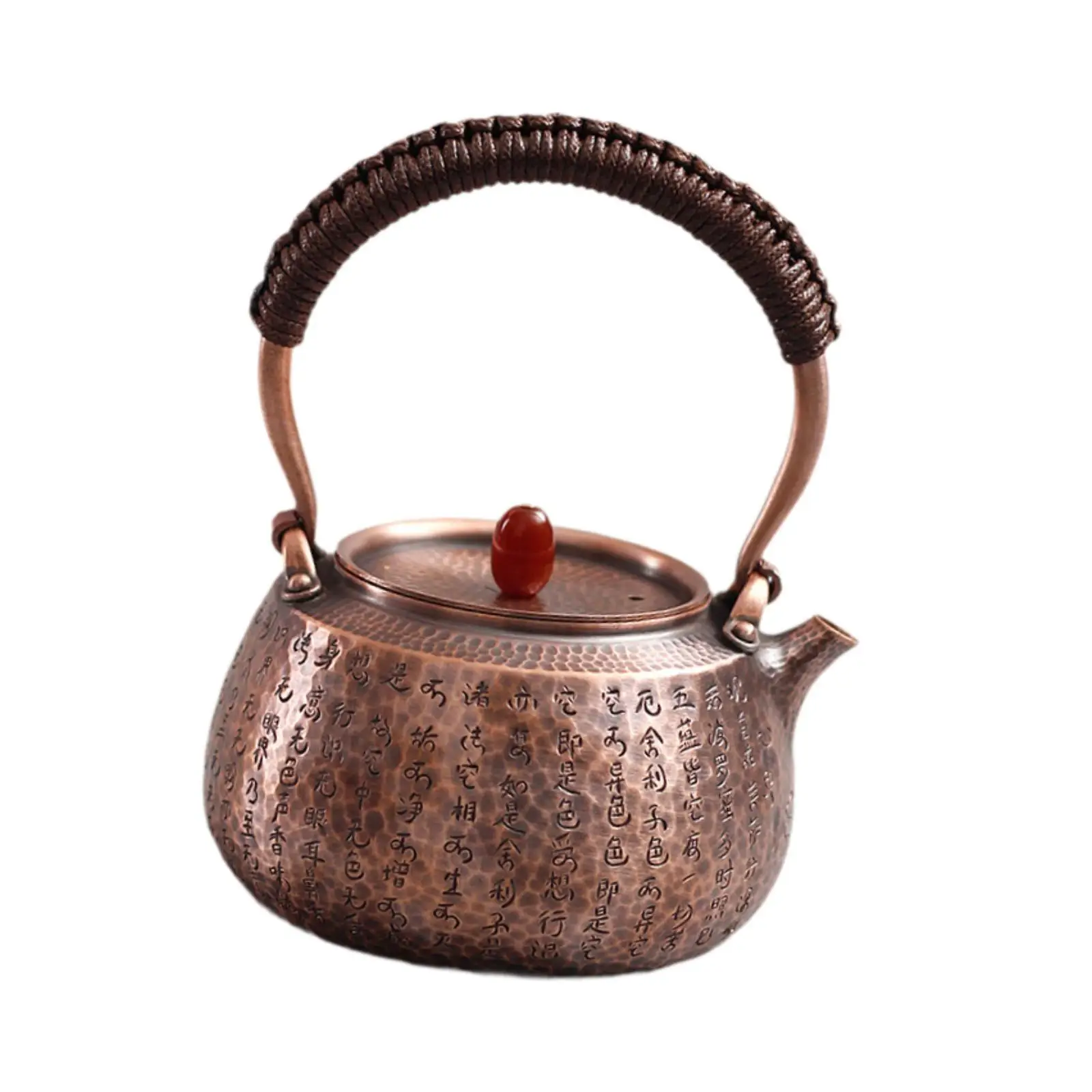 Copper Tea Kettle 1300ml Portable Coffee Pot for Camping Tea House Hiking Copper Tea Kettle 1300ml Portable Coffee Pot for Camping Tea House Hiking