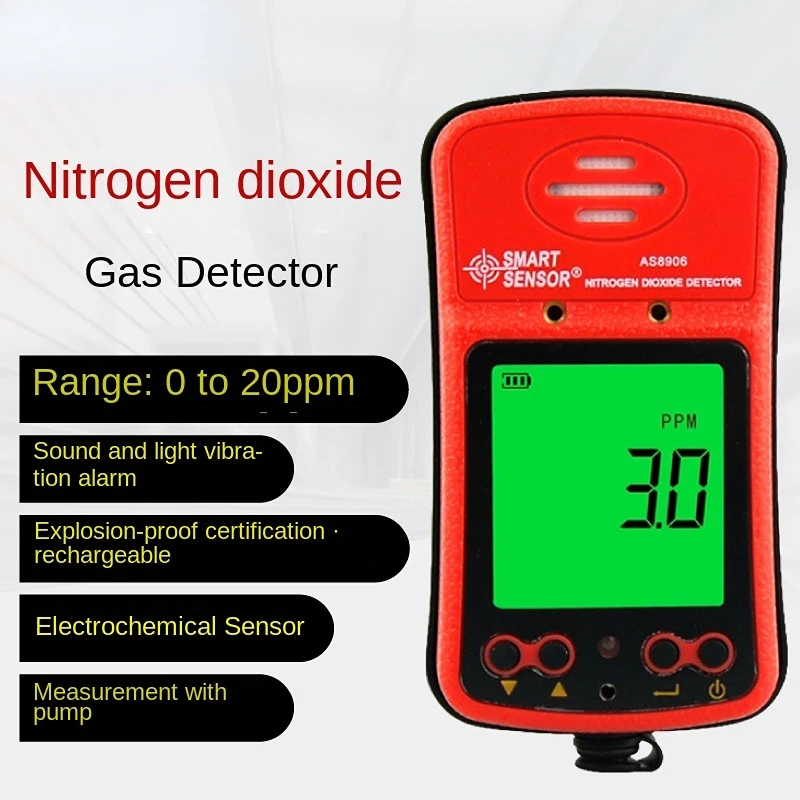 

AS8906 nitrogen dioxide detector Portable NO2 detection high-precision gas detector
