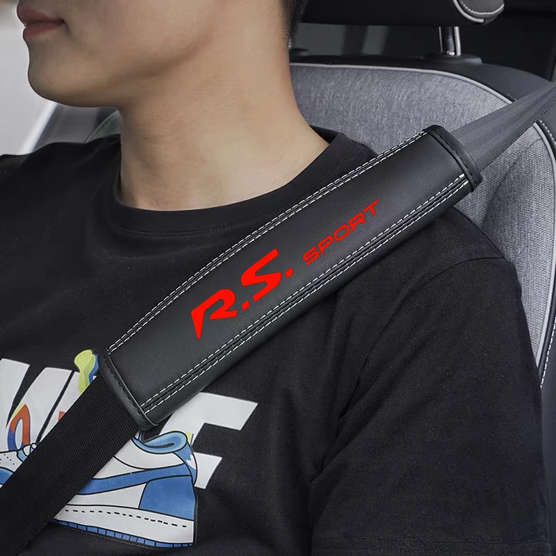 2 Pz Nappa Cintura Di Sicurezza Spalline Per Renault Rs Rs Sport Gt Clio Scenic Megane Koleos Arkana Espace Laguna Logan Sandero