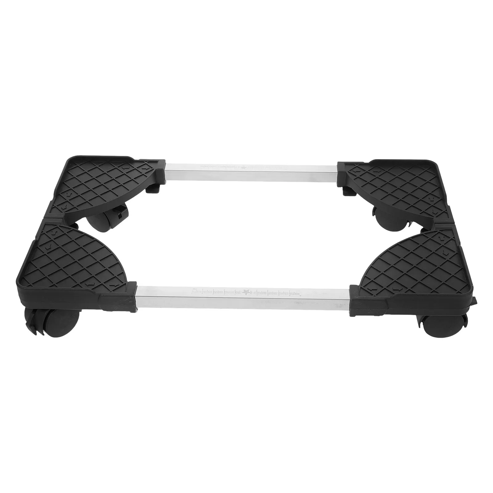 데스크탑 타워 컴퓨터용 이동식 CPU 스탠드, 4개의 부드럽게 롤링하는 바퀴가 있는 바닥 스탠드, 견고한 PP 및 스테인리스 스틸 구조