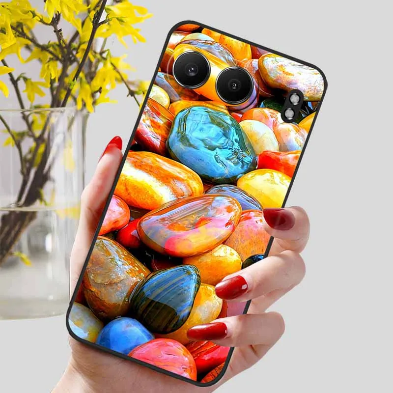 Luxury Silicone TPU Soft Bumper Case with Cute Cat Design for Oneplus Nord 4 - Premium Protective Cover