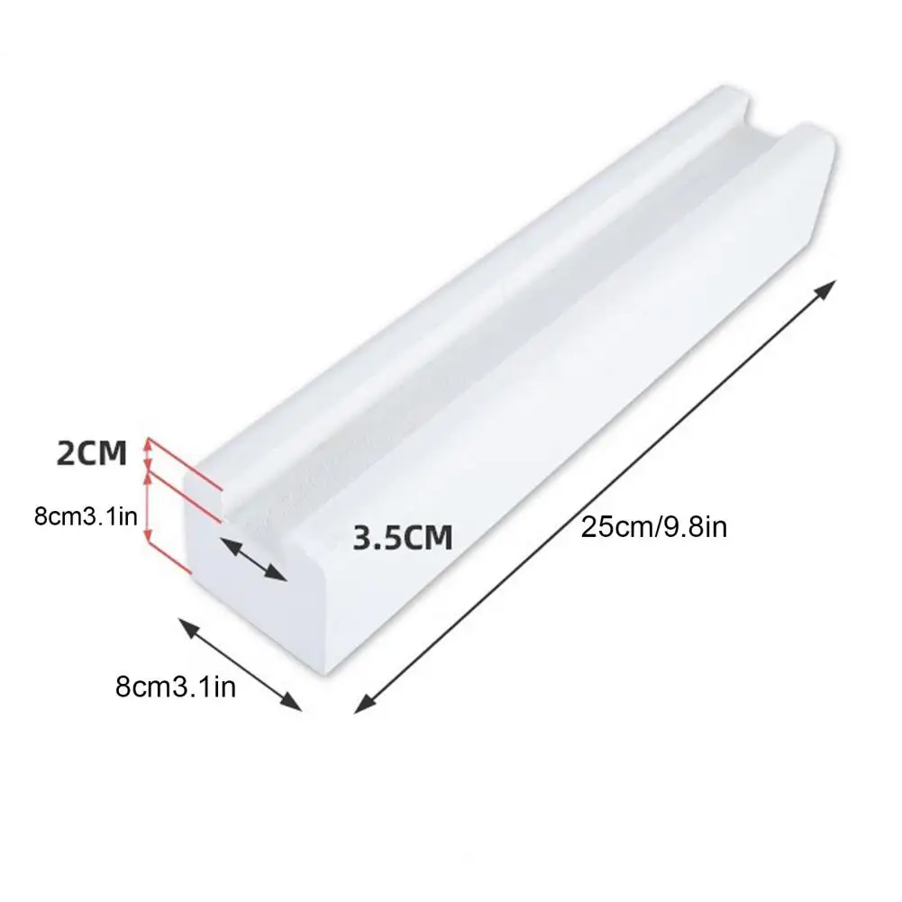 25cm Wood Mirror Stand Full Length Mirror Base Stable Universal Anti-Slip Floor Vertical Mirror Photo Frame Standing Rack Holder 6