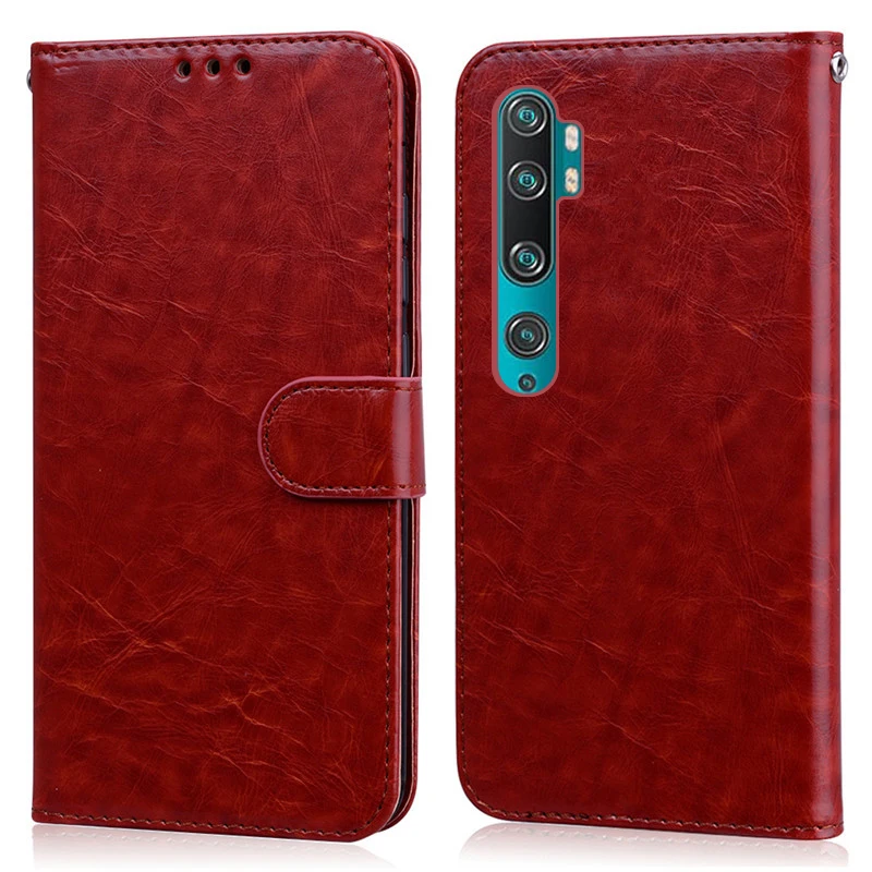 For Xiaomi Mi Note 10 Case For Xiaomi Mi Note 10 Pro Soft TPU Phone Cover Wallet Flip Case For xiaomi MiNote10 MiNote10Pro Coque 5