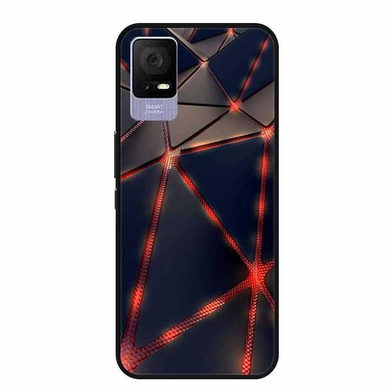 Fashionable Soft TPU Silicone Phone Cover - Stylish Painted Bumper Case