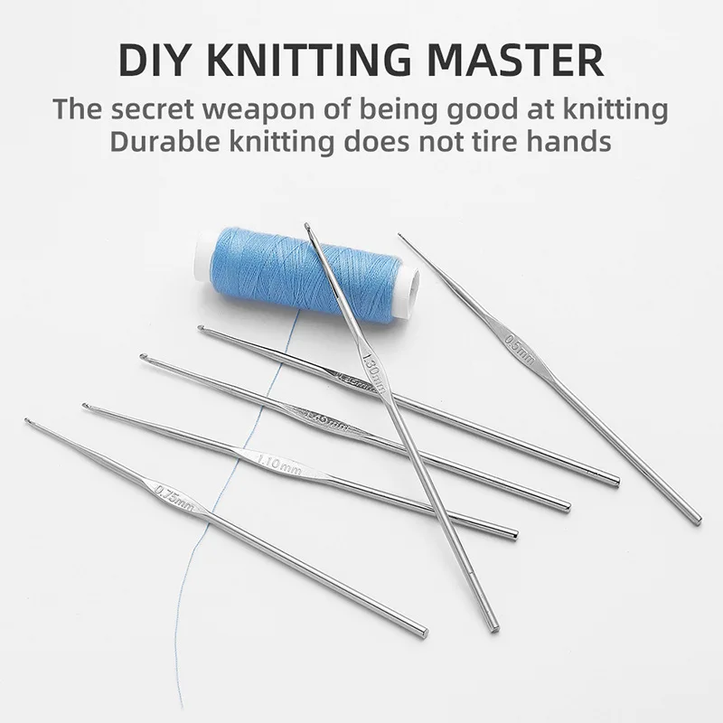 Kit di uncinetti con manico in bambù, design ergonomico, 20 pezzi di diverse misure, set di strumenti per principianti, professionisti e appassionati di maglieria
