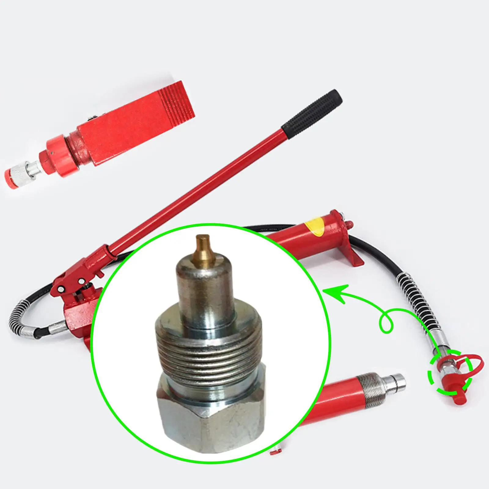 Hydraulic Jack Coupler Fitting Accessories Metal Industrial Directly Replace