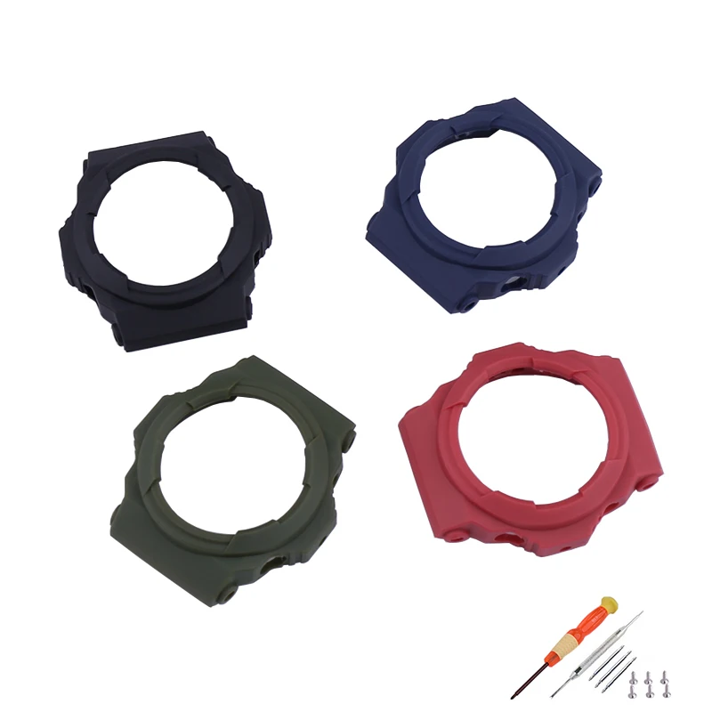 حزام ساعة من الراتنج وحافظة متوافقة مع حزام ساعة ك...