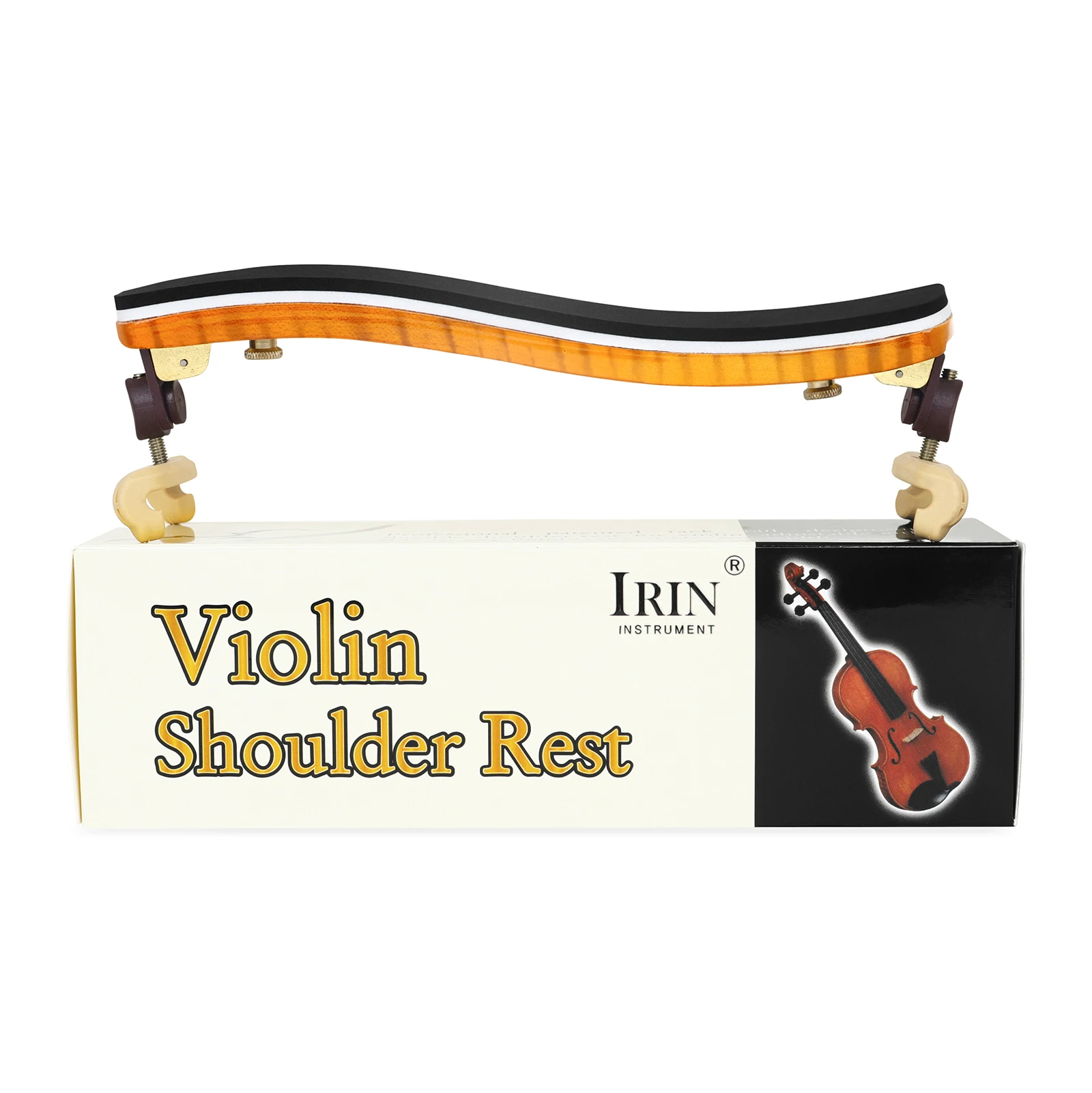 

IRIN AY039 Violin Shoulder Pad Adjustable Solid Wood Fiddle Shoulder Rest Support String Musical Instrument Parts & Accessories