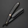 XUAN FENG  black Folding Razor Hardened Steel High Hardness Sharp Straight Razor Men's Razor 4