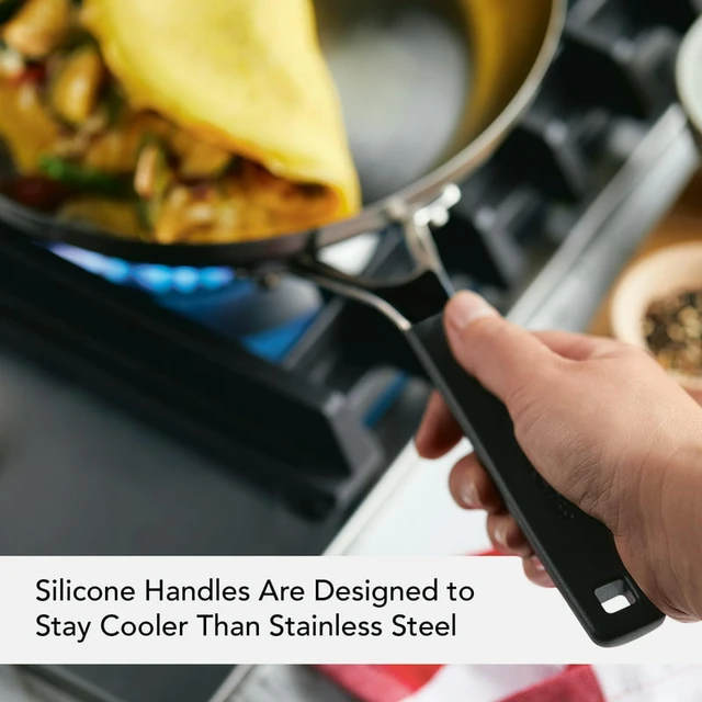 Steel Nonstick Induction Frying Pan, 8 inch, Brushed Stainless Steel -  AliExpress