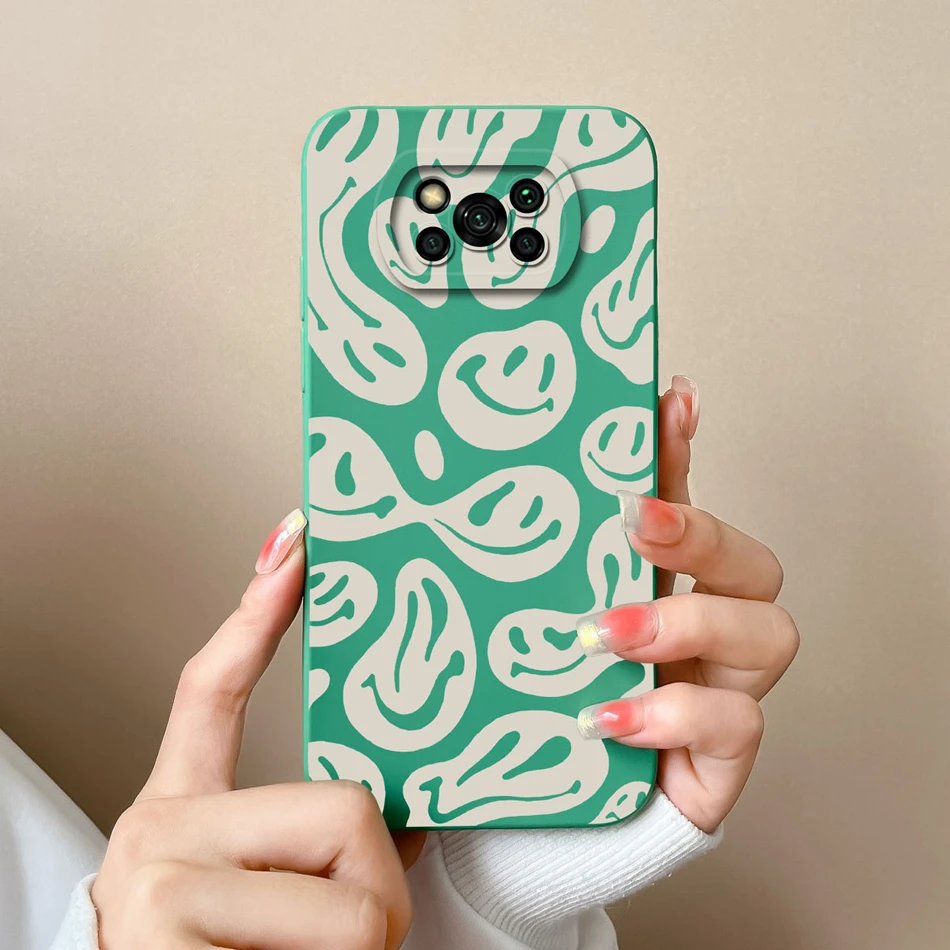 thumbnail image 1 of Funda de teléfono para Poco X3 Pro GT, carcasa trasera de protección de cámara de silicona líquida con corazón de amor para Xiaomi Poco X 3 Pro X3 NFC X3GT, 1 of 5