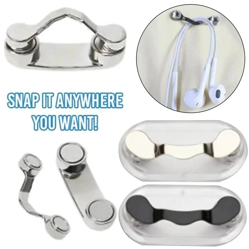 Description Picture 6 of itemMultifunction Magnetic Hang Eyeglass Holder Glasses Hook Sunglasses Headset Line Clips Portable Clothes Magnet Clip Buckles