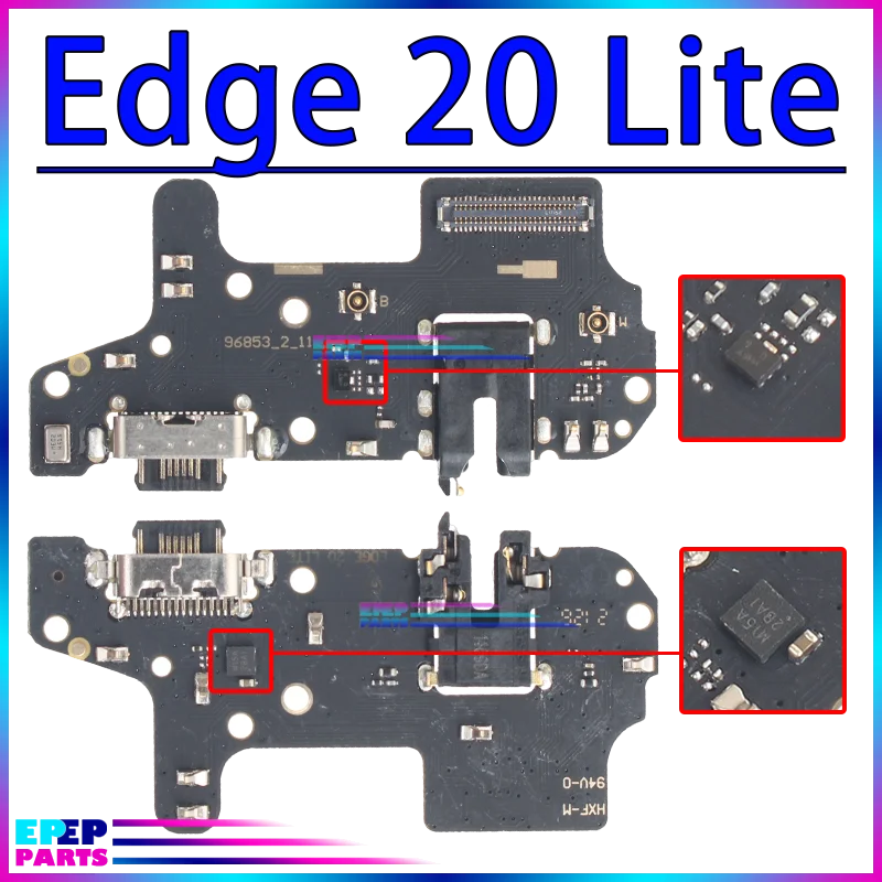 USB Dock Connector Fast Port for Motorola Moto Edge 20 30 X30 S30 + 2020 2021 2022Fusion Lite Pro Neo Ultra Charging Board