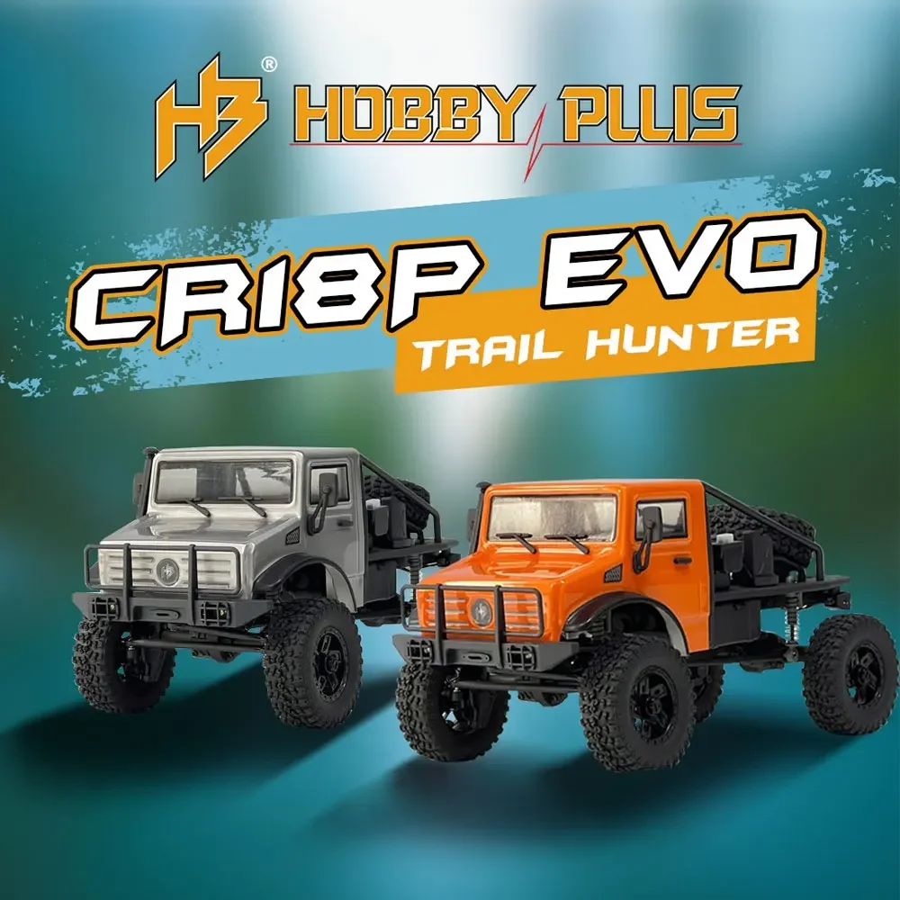 Hobby Plus CR18P EVO Trail Hunter RC Car RTR 1/18 RC Electric Remote Control Model Car Crawler Adult Children's Toys