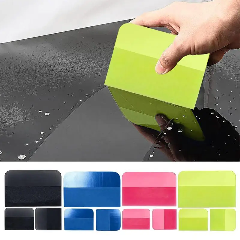 

PPF Squeegee Car Paint Clear Protect Film Window Anti Scratch TPU Coating Soft Silicone Rubber Scraper Window Tinting Wrap Tools