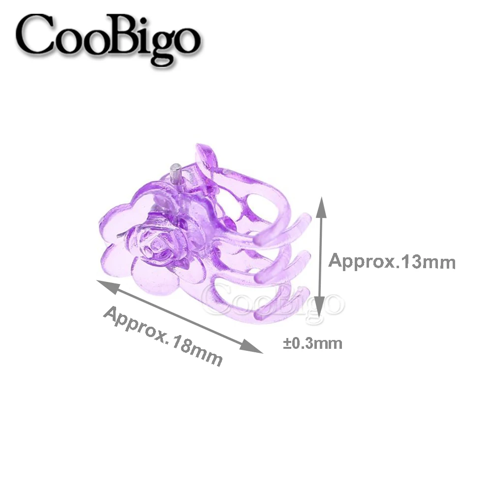 FSSTUD 30 Pièces Plastique Pince Orchidee Clips De Support Pour