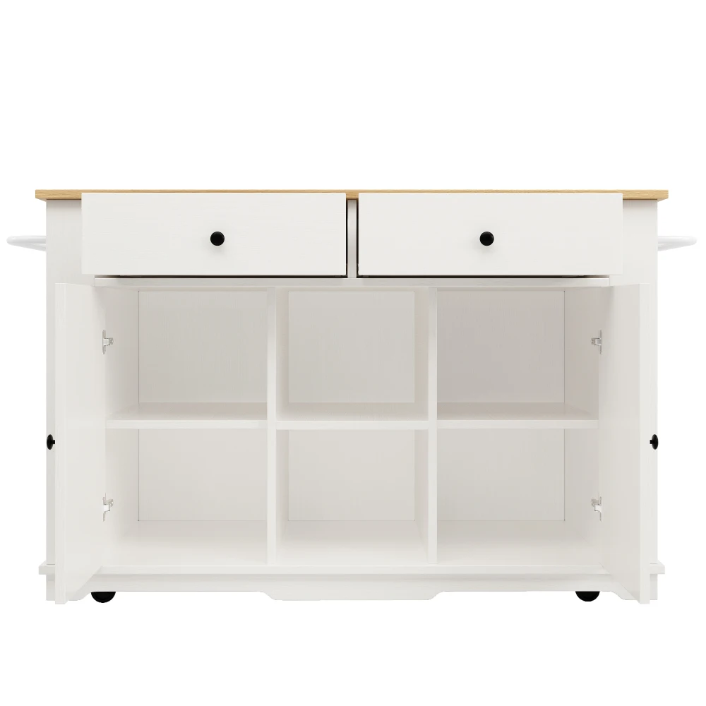 Kücheninsel, Küchenwagen mit Steckdosenleiste, Servierwagen mit Arbeitsplatte, Buffetschrank, Esszimmerwagen, Buffetschrank – Detail 16