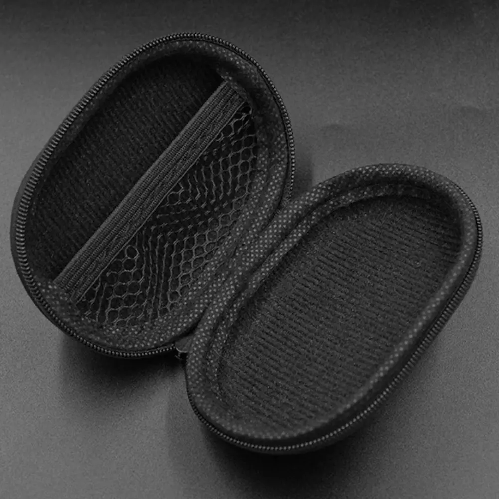Enhanced Product Title: Stylish Oval Cortical Wired Earbuds Carrying Case