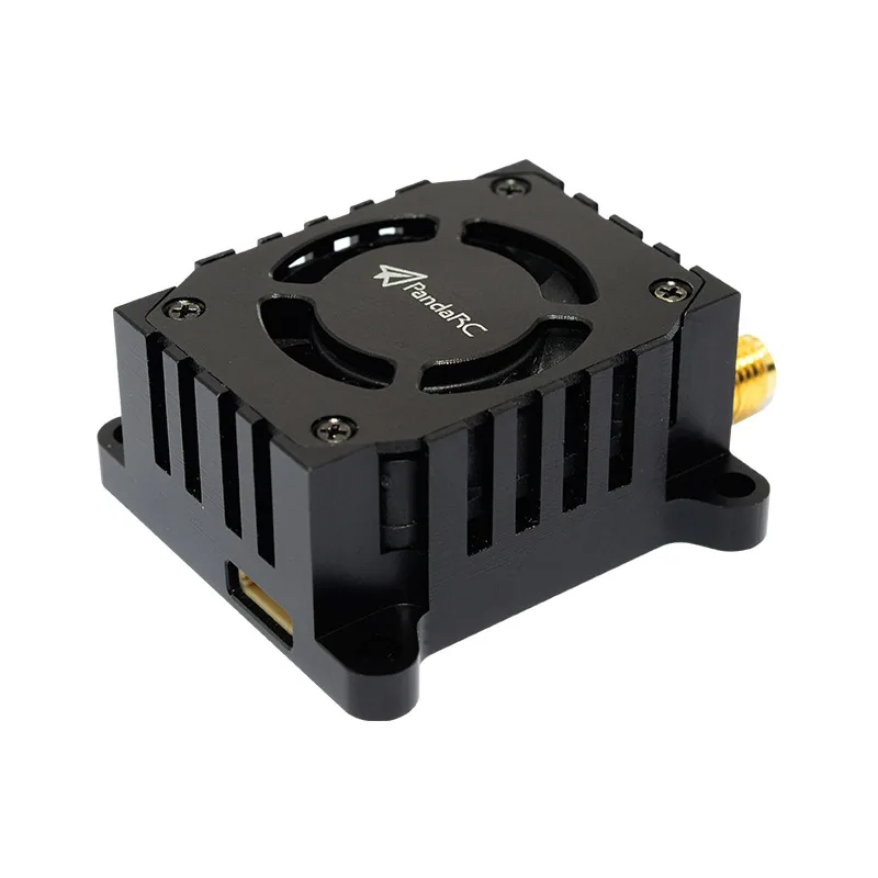 

PandaRC VT5804 V3 5.8G 1W Power Switchable Long Range FPV Video Transmitter VTX 7-28V Built-in Cooling Fan for RC FPV Racing