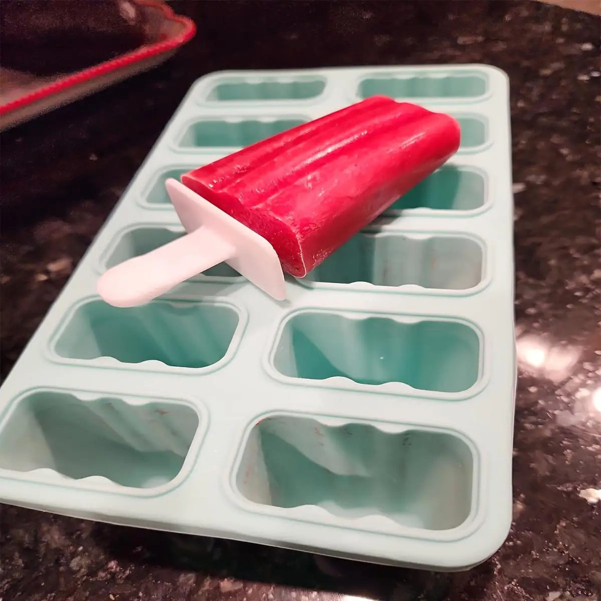 Ice Pop Mold Silikon Ice Pop Modell Ice Pop Modell Wiederverwendbare Easy Release Ice Pop Maker (mit Trichter, Bürste) – Detail 8