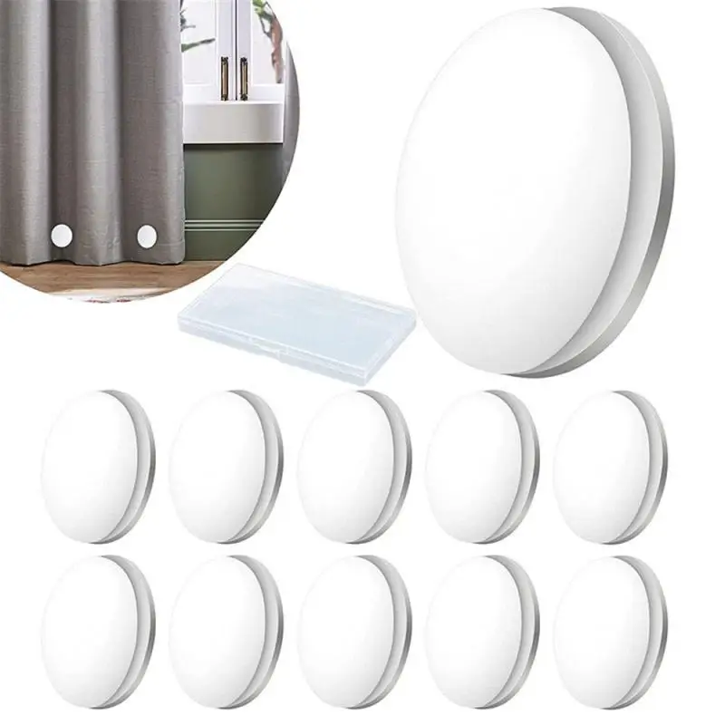 Strong Magnetic Curtains Weights Balcony Curtains Windproof Cloth Weights Shower Magnet Buckle for Fridge Tablecloth