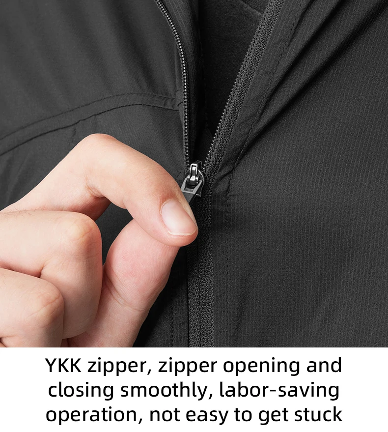 ROCKBROS ROAD TO SKY Fahrrad-Windjacke leichter atmungsaktiver Kapuzenpullover winddichter Fahrradmantel Kapuzenjacke Herren-Fahrradbekleidung – Detail 5