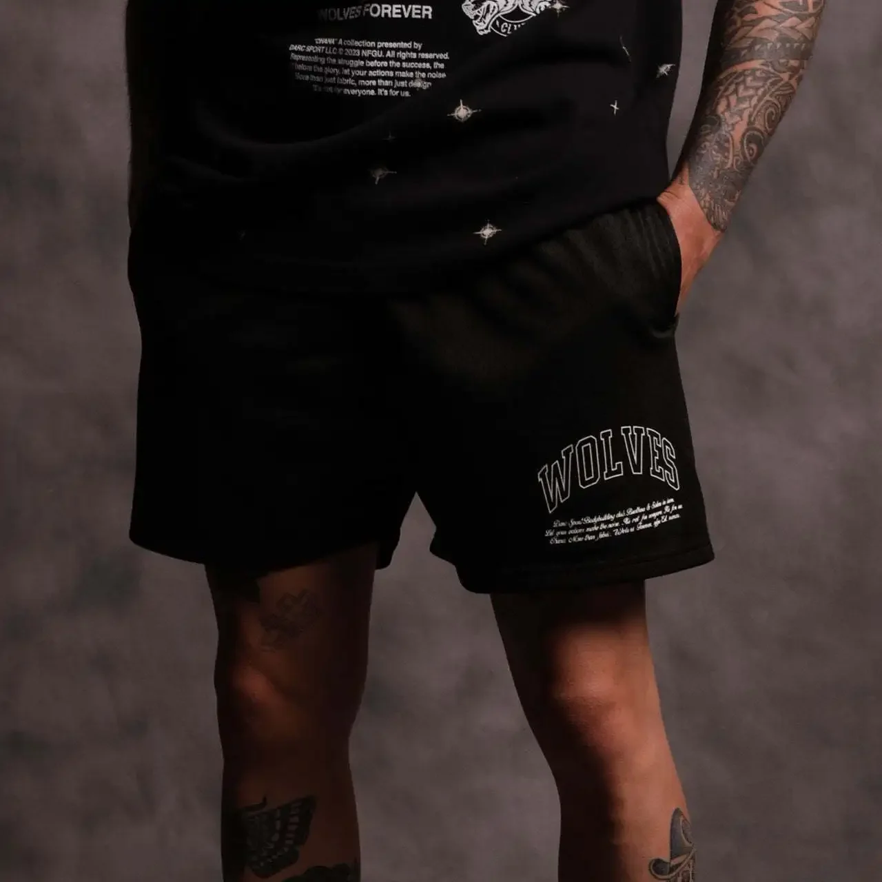 American Style Basketball Shorts Men's Fitness Running Squat Training Casual Breathable Knee-Length Three-Quarter Dry Quick